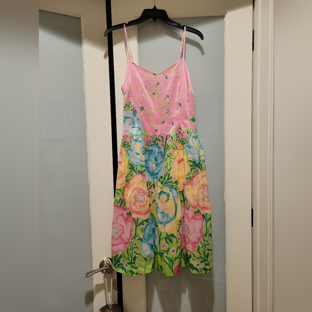 NWT Lilly Pulitzer Floral Tea Length
